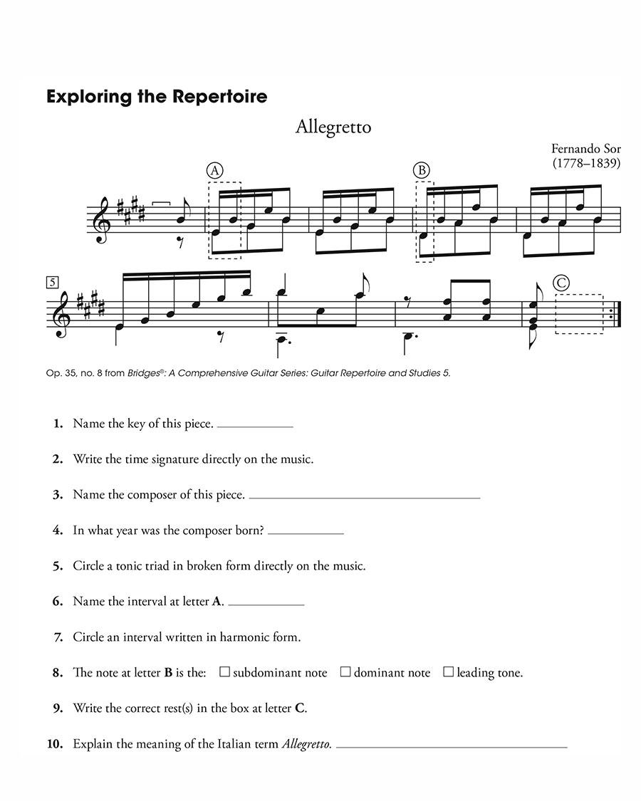 Celebrate Theory 5 Sample Page 1